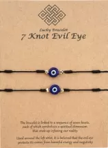 7 Knot Evil Eye Brac…